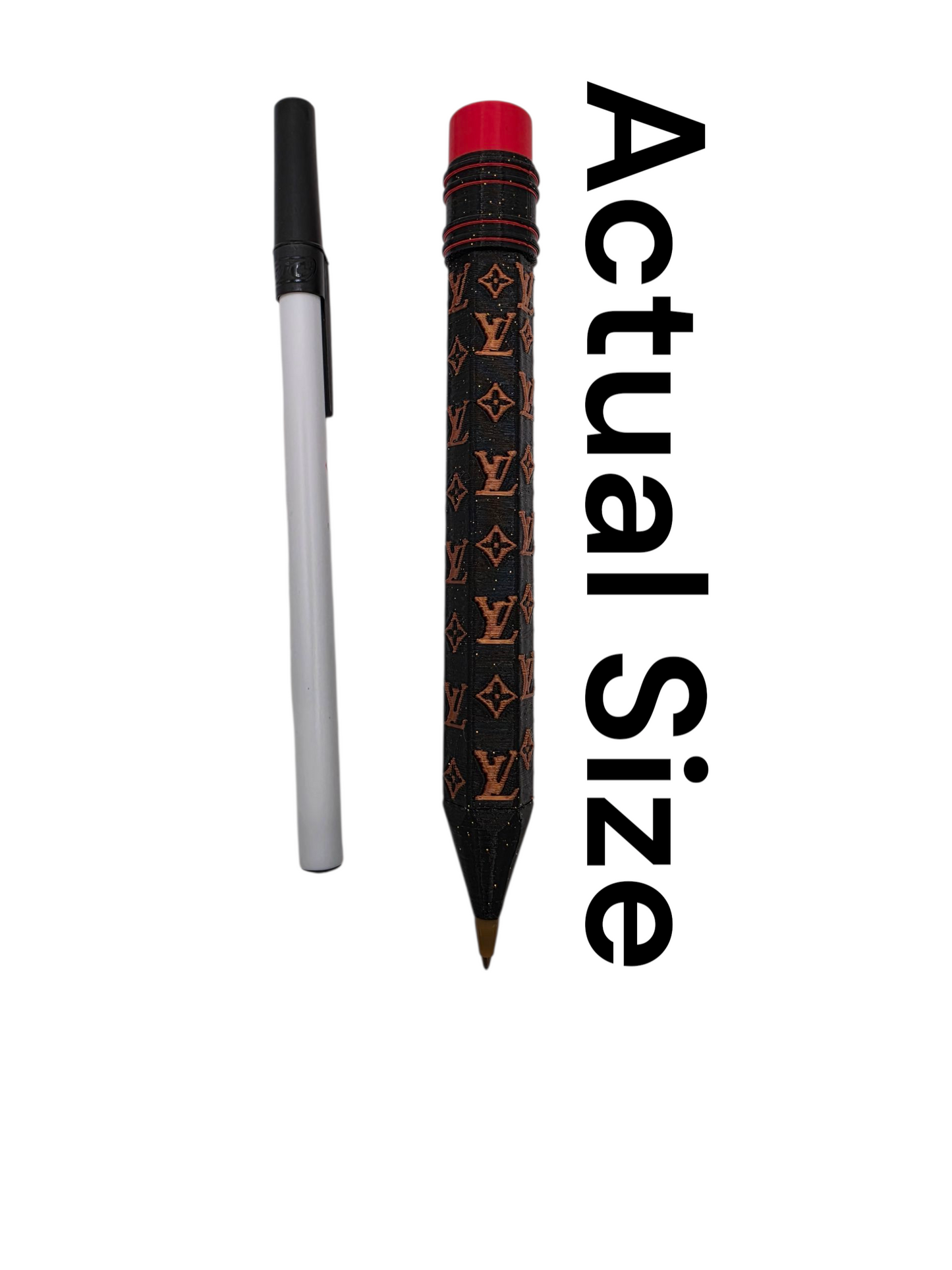 Lois Vuitton Inspired Jumbo Bic Pen